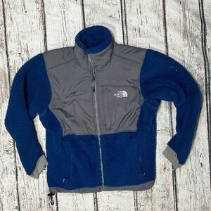 The North Face Summit Series Zip Up Womens Fleece Coat Jacket Blue